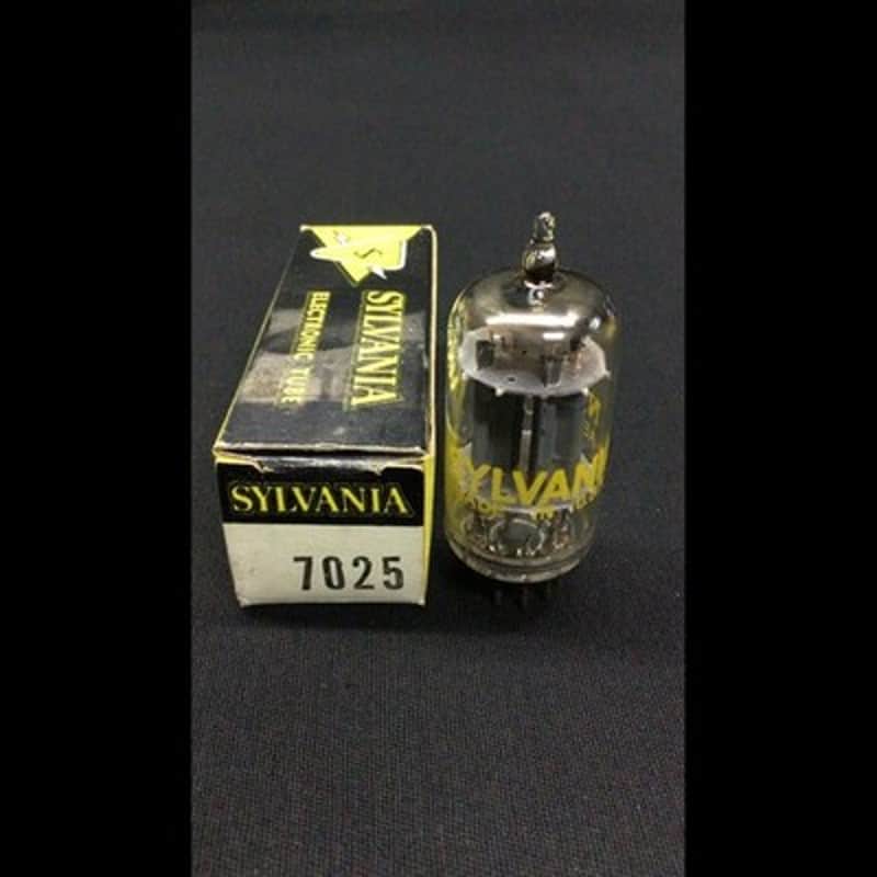 NOS NIB SYLVANIA 7025 (Low Noise 12AX7) Vintage Audio VACUUM TUBE Tested 10.9874 image 1