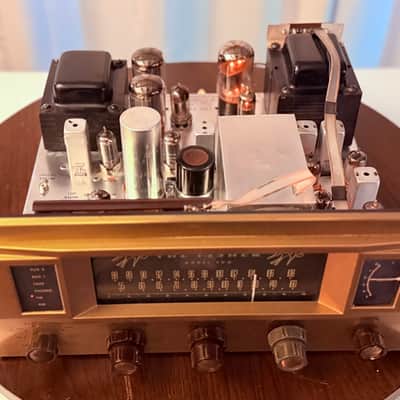 🎶✨ The Fisher Model 500 Mono Tube AM/FM Receiver w/ Original Wood Case — Fully Working, Serviced & Cleaned image 2