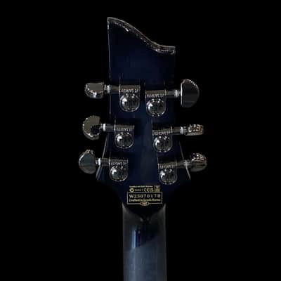 Schecter Hellraiser Hybrid C-1 FR-S Electric Guitar - Trans Black Burst image 7