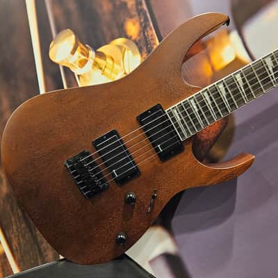 Ibanez GRG121DX-WNF GRG GIO Series E-Guitar 6 String - Walnut Flat image 1