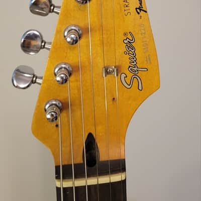 1992 Fender Japan Squier Silver Series Black Stratocaster - MIJ image 3