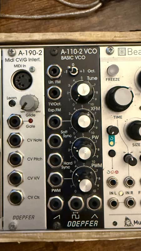Doepfer A-110-2V Basic VCO Vintage Edition 2010s - Black image 1