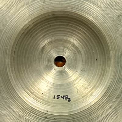 15" Zildjian A 1940s 1st Stamp / 2nd Stamp / Pre-Trans Stamp Small Ride / Hi-Hat Bottom Single Cymbal 1548g *Video Demo* image 7