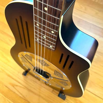 National Reso-Phonic Radio Tone Bendaway 1999 Unique Ivoroid Paddle Headstock Overlay- MINT Condition, IN STOCK NOW! image 5