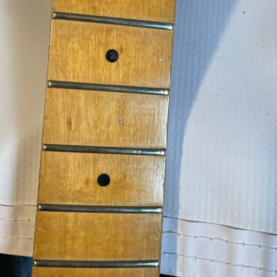 1985 Kramer USA Banana Maple Fretboard Guitar Neck Floyd Ready 22 Frets Dot Inlay w/ Neckplate (Non Scarf) Bild 13