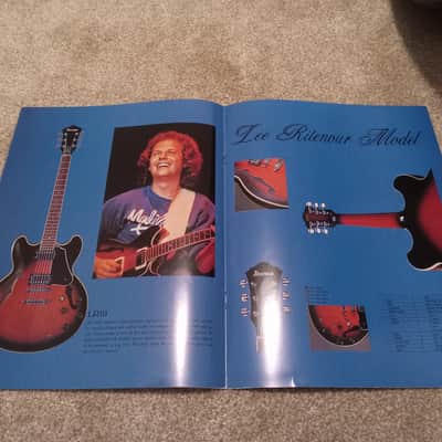 Vintage 1983/1984 Ibanez "Full and Semi Acoustic Electric Guitars" Catalog! Rare, Original Case Candy, Paperwork! image 5