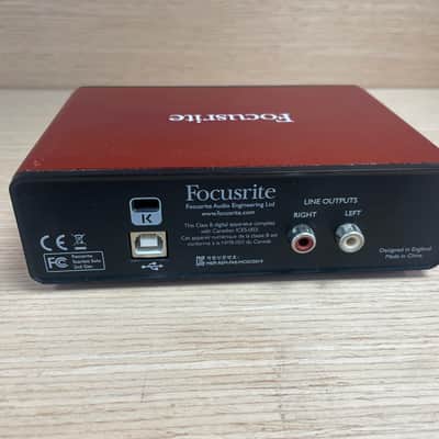 Focusrite Scarlett Solo 2nd Gen USB Audio Interface 2016 - 2018 - Red / Black image 3