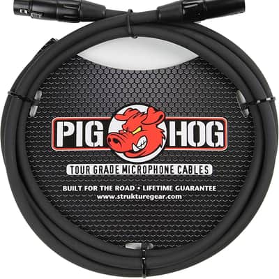 Pig Hog PHM6 High Performance 8mm XLR Microphone Cable, 6 Feet