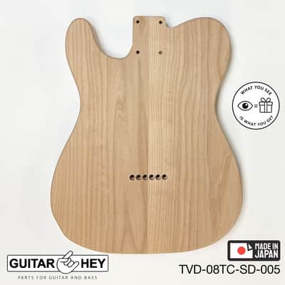 NEW Hosco JAPAN Unfinished Telecaster 62's Style Body, 2-piece - SANDED #005 image 2