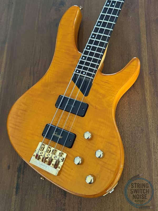 Washburn KW-1250 Bass, Kip Winger SIGNATURE MODEL, Flame Natural