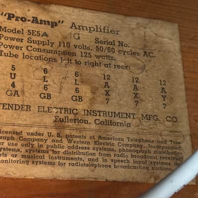 1959 Fender Pro Tweed 5E5A image 16