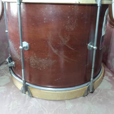 WFL 10x14 Parade Snare 1940s, 50s - Mahogany image 4