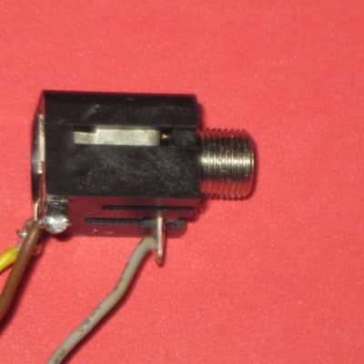 2 lite use genuine Boss INPUT jacks (for compact sized pedals) +nuts,washers,wires (+3 extra wires & 2 zip ties) BOTH jacks have brown,gray,yellow wires attached, work fine, from 2000s (can be used on most other year Boss pedals) NO: pedal(s), other parts image 17