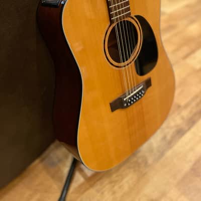 Takamine 12 String Acoustic Electric EF385 w Takamine Logo Case & Owners Manual image 5
