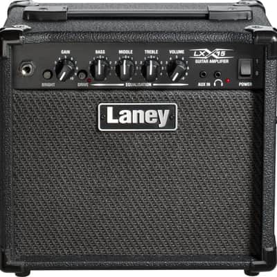 NEW 2023 Laney LX15 15-Watt 2x5" Guitar Combo - Black image 1