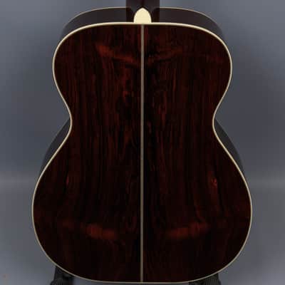 2019 Huss & Dalton TOM-R Custom Brazilian / Adirondack Acoustic Guitar image 3
