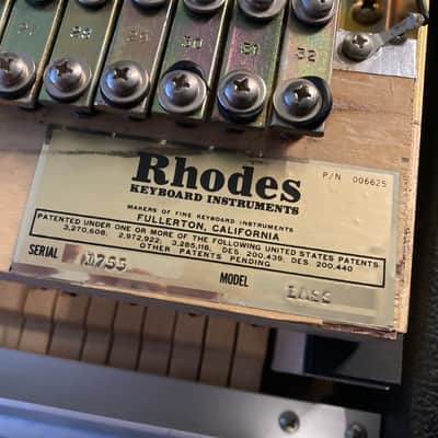 Rhodes Bass Piano 1972 - Black image 3