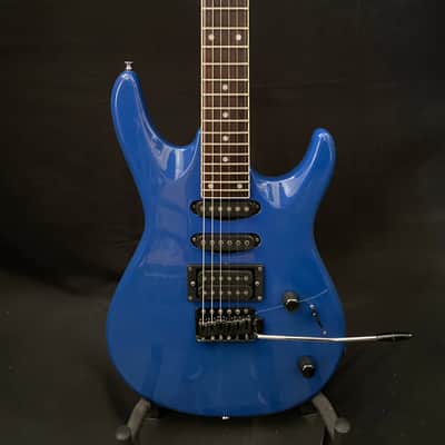 Samick Superstrat made in Korea Superstrat blue Hss image 1