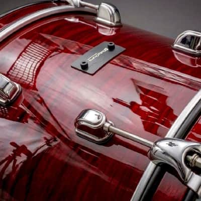 Dolby Electronic 3pc Drum Set 20” Bass Red Wood for Roland Alesis image 3