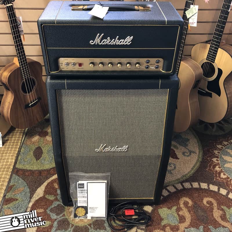 Marshall SV20H Studio Vintage MK II 20W Guitar Tube Head w/ SV212 2x12" Cabinet image 1