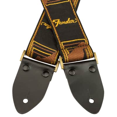 Fender 2" Legacy Vintage Monogram Guitar or Bass Strap image 3