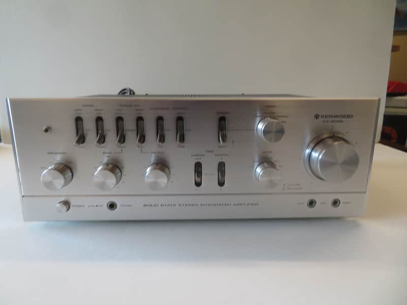 KENWOOD ミニコンポ シルバー Kenwood KA-8006 mid 1970's - silver faceplate | Reverb