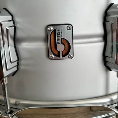 British Drum Company Aviator 14x6.5" 10-Lug Seamless Aluminum Snare Drum Aluminum - 2019 - 2020 image 4