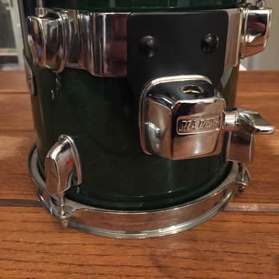 Mapex M Series 8 x 8 Inch Tom - Maple/Birch Shell in Green Lacquer - with Iso Mount image 3