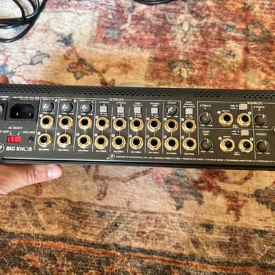 Mackie Big knob studio monitor controller w/ Berhinger Berhitone C50a full range active referenced monitor and Presonus Faderport Daw controller image 6