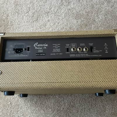 Carvin Vintage 16 Guitar Amp Head - Tweed (C016-A17) image 2