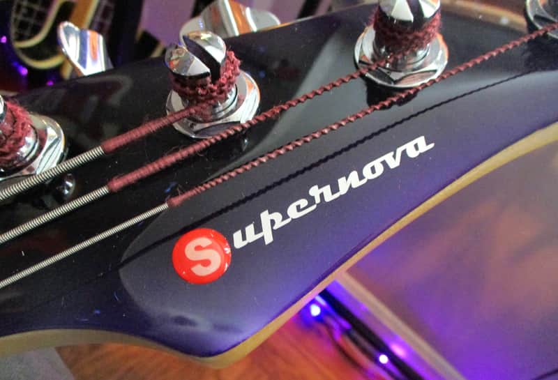 Gildaxe custom "Supernova" active electric bass guitar image 1