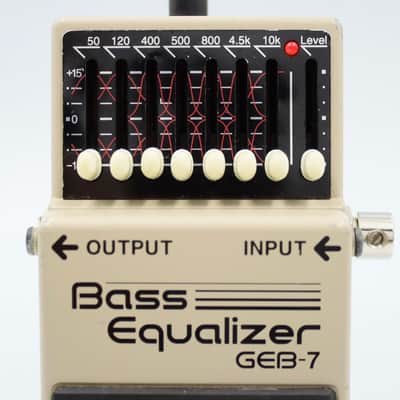 Boss GEB-7 Bass Equalizer Bass Guitar Effect Pedal DP12951 image 3