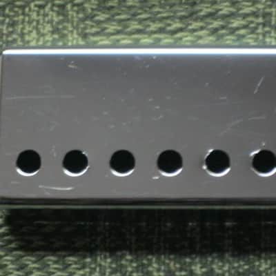 lightly used (has less than light average wear) genuine Gibson PRPC-015 Chrome Bridge Humbucker Cover - BRIDGE pole spacing: 52mm image 3