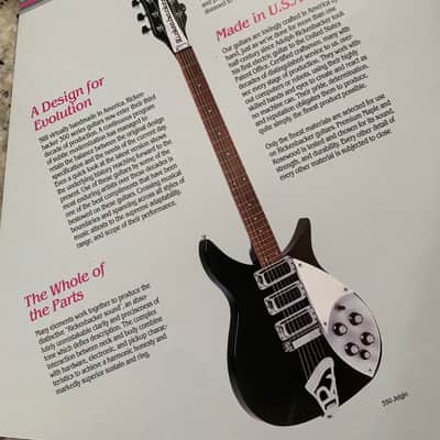 Rickenbacker 300 Series Guitar Catalog & Price List 1985 330 360 320 350 /12 image 3