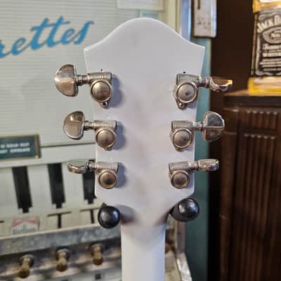 1964 Gretsch 6118 Double Anniversary Two tone Refin Turquoise/ White Silver image 13