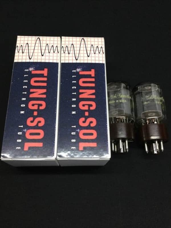 MATCHED PAIR TUNG SOL (Rad Tel Label) 5881 6L6WGB Amplifier | Reverb