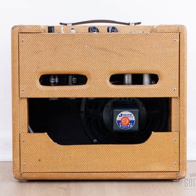 1958 Fender Harvard Narrow Panel Tweed 5F10 Vintage Tube Amp w/ Jensen P10R, Collector-Grade image 9