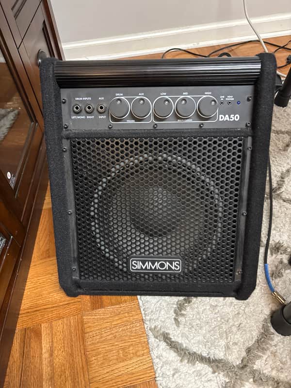 Simmons DA50 Electronic Drum Set Monitor 2010s - Black image 1