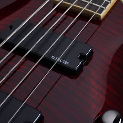 Schecter Omen Extreme-5 Active 5-String Bass Black Cherry image 2