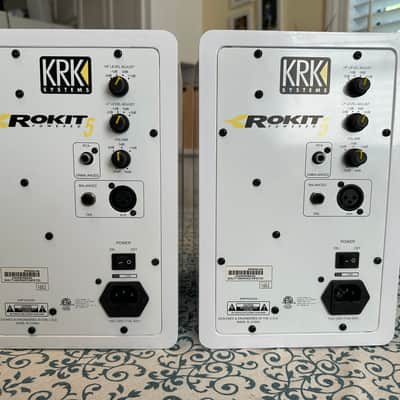 KRK RP-5 Rokit G3 2-Way 5" Active Studio Monitors - Pair - White image 7