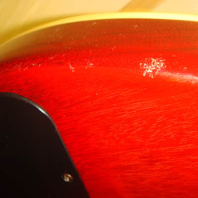 1986 Heritage H-140 Thin-Line Electric Guitar Cherry Burst image 6