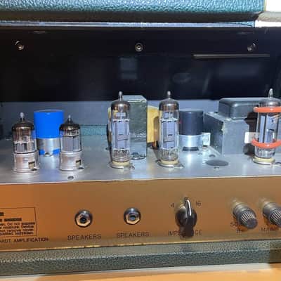Reinhardt Amplification “The 18” 18-Watt Head 2007 - Green-and-white Tolex with bronze/gold-tone appointments image 3