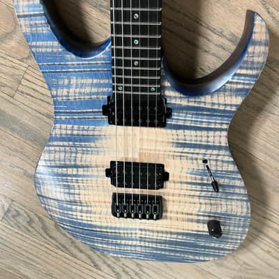 Mayones Mayones Duvell Elite 6 Blue Feather Custom shop  2021 image 7
