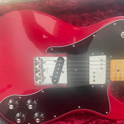 Fender Wildwood Thin Skin 1972 Telecaster Custom 2018 - Crimson Transparent image 3