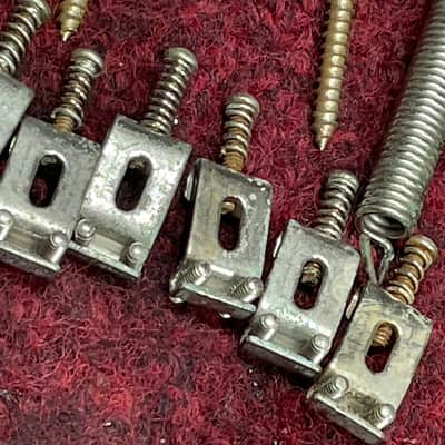 Fender Stratocaster Tremolo assembly Made In USA Pat Pend Saddles 009-4247-049 Relic image 8