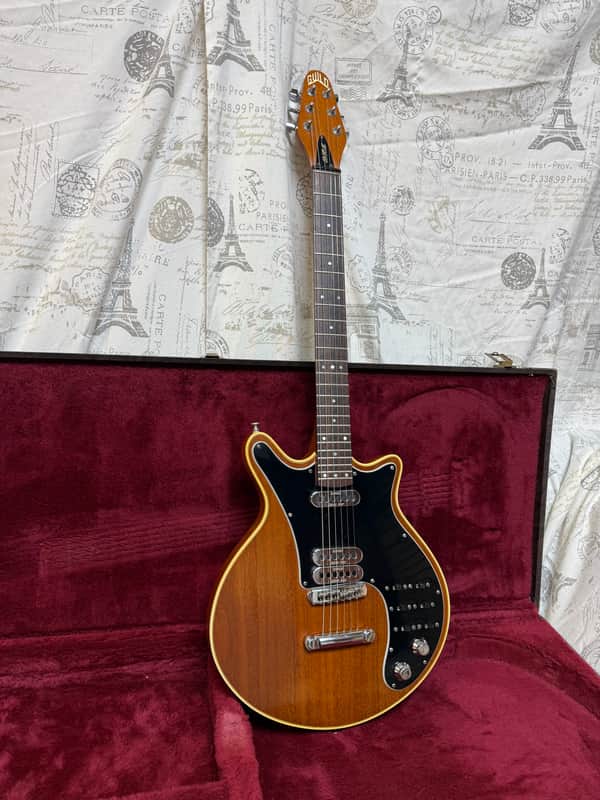 1994 Guild BM-02 Brian May Special Natural Finish Original Hard Shell Case BHM02 BM01 **RARE** image 1