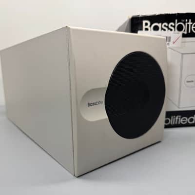 KLH Bassbite BB 1.0 Subwoofer Powered Sub Home Audio Vintage White - Open Box image 2