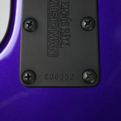2017 Ernie Ball Music Man StingRay-5 H 5-String Fretless Bass, Firemist Purple image 11