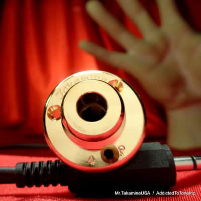 Takamine 4 Pin Phantom Power Upgrade Jack / CTP-1 CTP-2 CTP-3 PreAmp GOLD Pre Wired RARE image 4