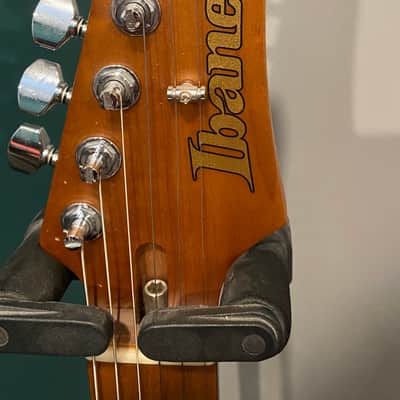 Ibanez MM1-TAB Martin Miller Signature with Roasted Maple Neck 2010s - Transparent Aqua Blue image 7